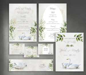 Wedding invitation set